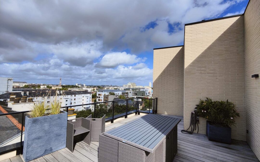 T3 en rooftop spacieux avec sa terrasse RENNES – réf 097/2631
